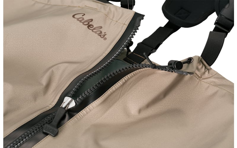 zipper front chest waders