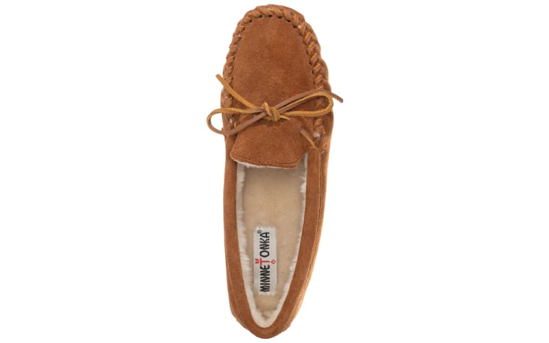 Minnetonka fur lined moccasins discount