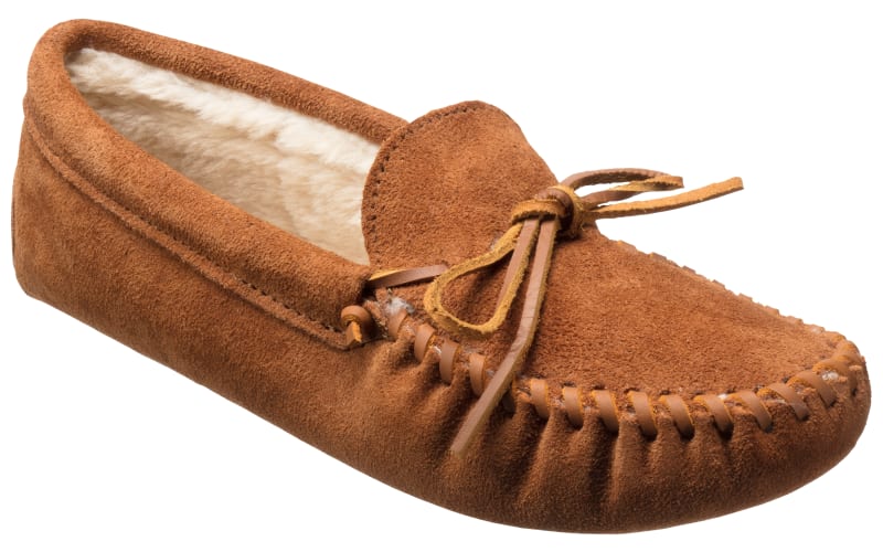 Minnetonka Moccasin Men Size 12 Brown Suede Softsole Loafer Slippers 723 Minnetonka Men main image 4