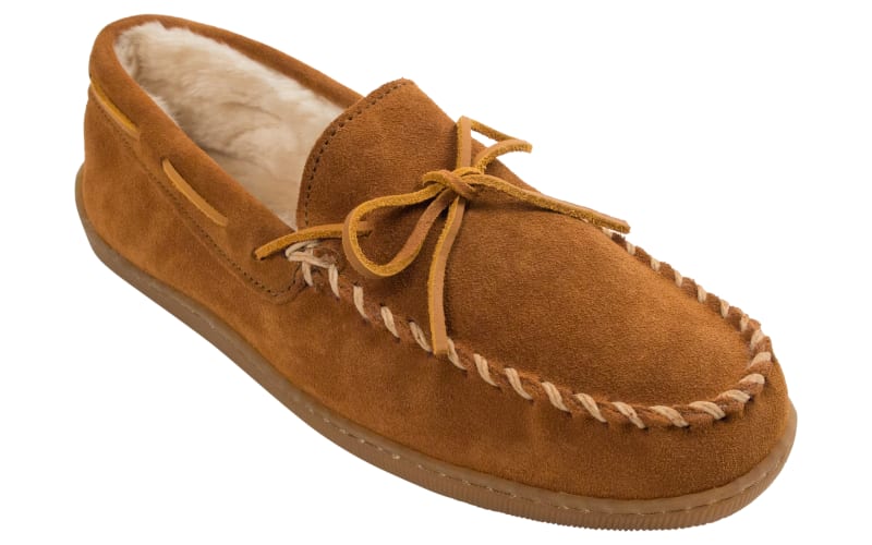 Minnetonka Moccasin Pile-Lined Hardsole Mocs for Men Mack's
