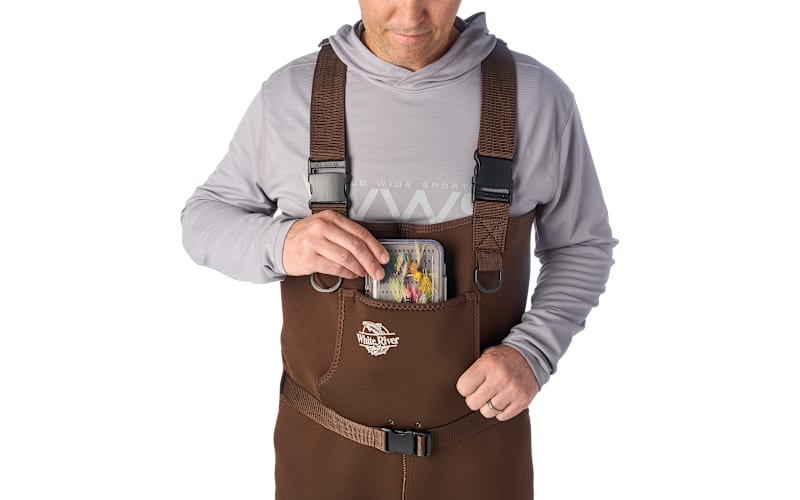 Waders (cuissardes) Poitrine White River Fly Shop - Taille S Homme - Nylon Et Néoprène, Pieds Respirants - Occasion