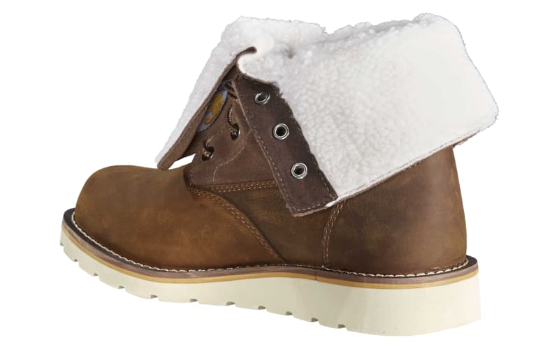 Ladies brown outlet wedge boots