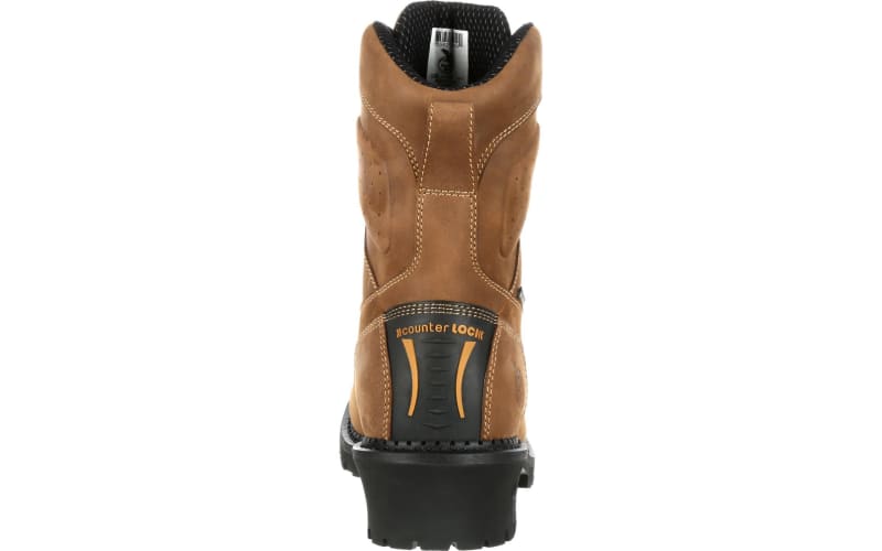 Georgia Boot Comfort Core Logger Waterproof Composite Toe Work Boots for Men Brown 9M Cabela s