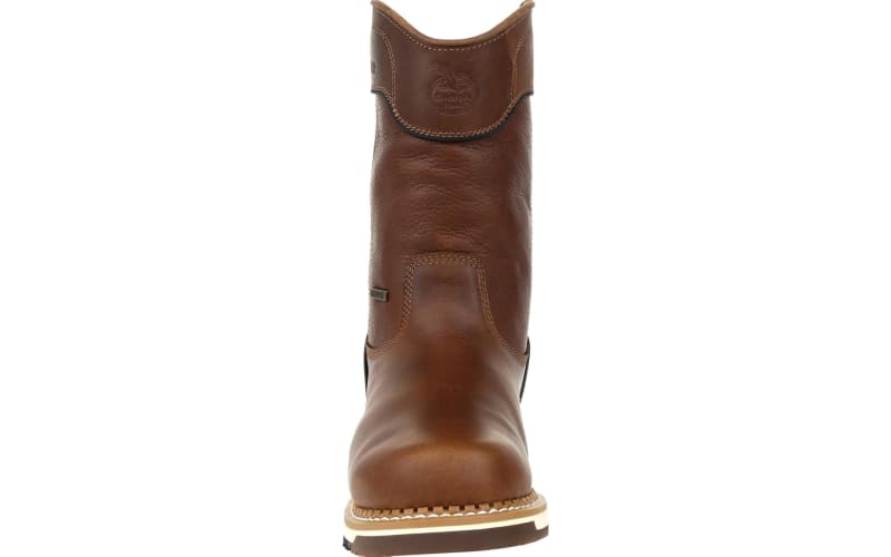 Georgia Boot AMP LT Wedge Waterproof Pull On Work Boots for Men