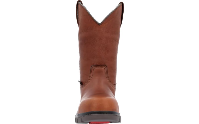 Rocky Worksmart Waterproof Composite Toe Pull On Work Boots for Men