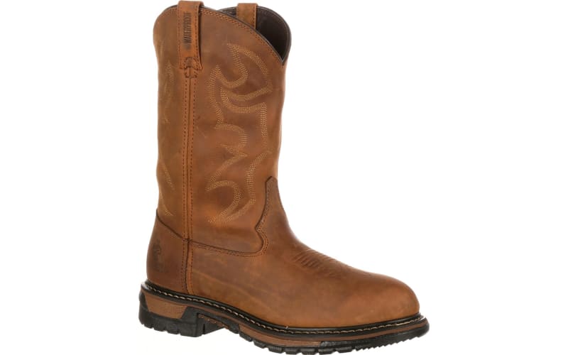 Rocky Original Ride Branson Roper Waterproof Western Boots  display picture 3
