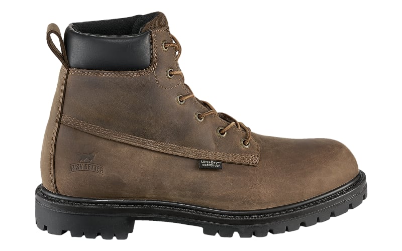 Irish Setter Hopkins Waxed Waterproof Work Boots for Men Bass Pro Shops