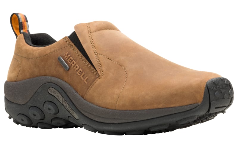 Merrell Jungle Moc Nubuck Waterproof Slip-On Shoes for Men  display picture 2