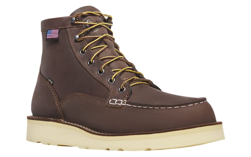 danner トレッキングブーツ GORE-TEX Danner Bull Run GTX Waterproof Moc-Toe Wedge Work Boots for Men
