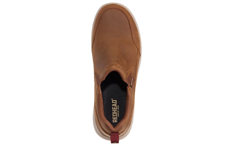 RedHead Series 56 Leather Moc Toe Slip-On Shoes for Men | Bass Pro