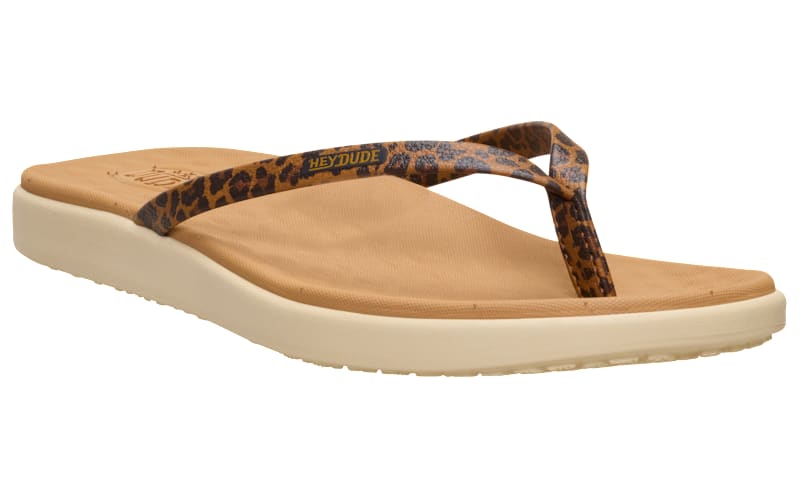 Hey Dude Khaki and Orange Sandals Hey Dude 42751-265 HEYDUDE-42751-265 Youth Wally Classic  main image 2