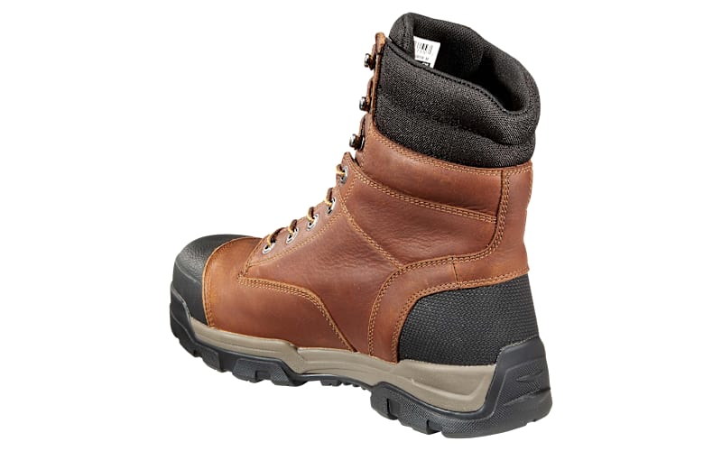 Carhartt Mens 13M Work Boot Brown Leather Lace Waterproof Soft Toe EH Force Rain Amazon.com: Carhartt Ironwood Waterproof Work Boots for Men  main image 3