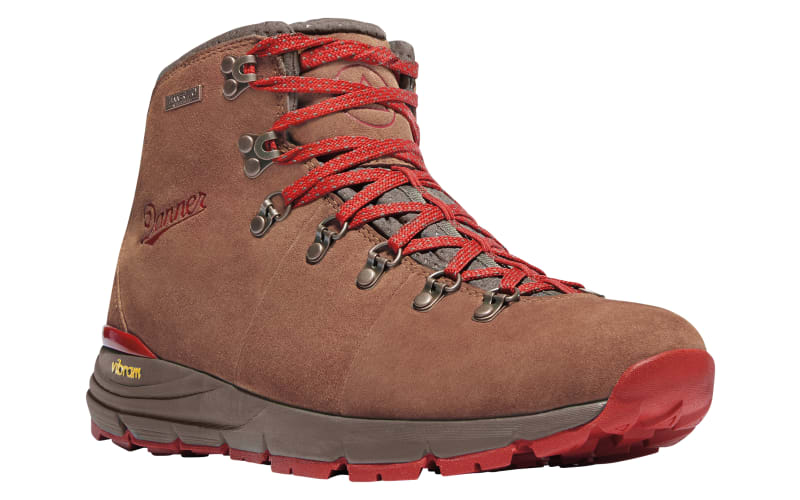 Bass Men\'s Brown and Red Hiking Boots Bass & Co. Men main image 3