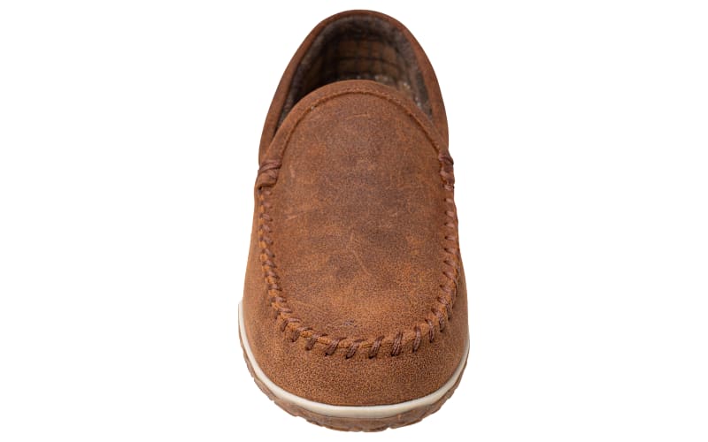 Minnetonka Ruff Leather Tilden Moccasins for Men | Cabela display picture 3