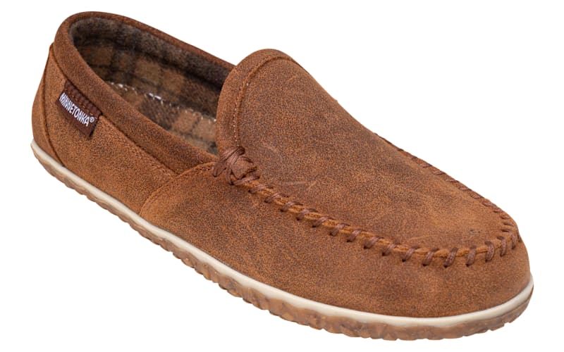 Men\'s Minnetonka Essential Hardsole‎ Brown Ruff Size 12 Minnetonka® Men main image 3
