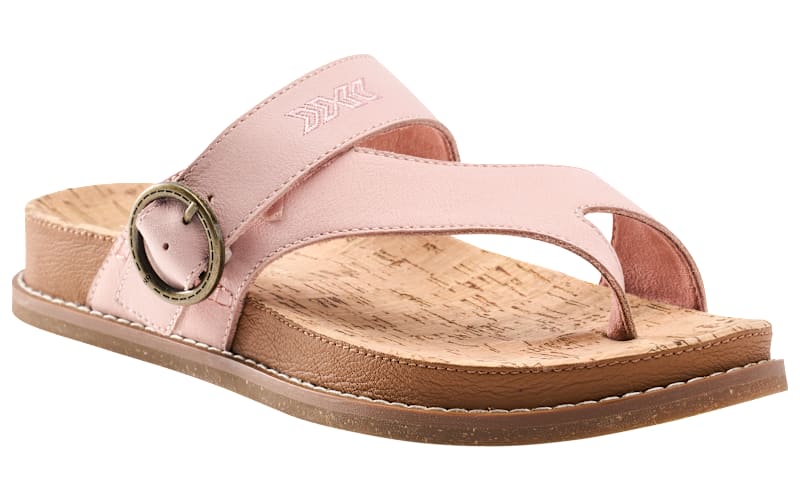南仏プロバンスクロス「ロリスベージュ」250✕150 Natural Reflections Cork Cross Toe-Loop Sandals for Women | Bass