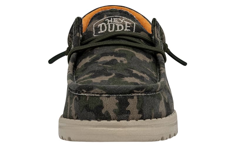 HEYDUDE Wally Canvas Shoes for Kids Cabela s