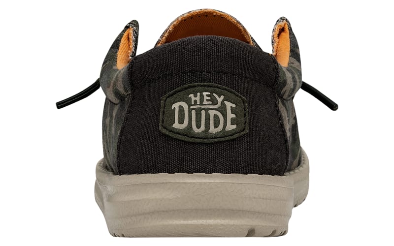 HEYDUDE | Big Kids' Shoes | Wally Youth Camodino - Musk | Size 4