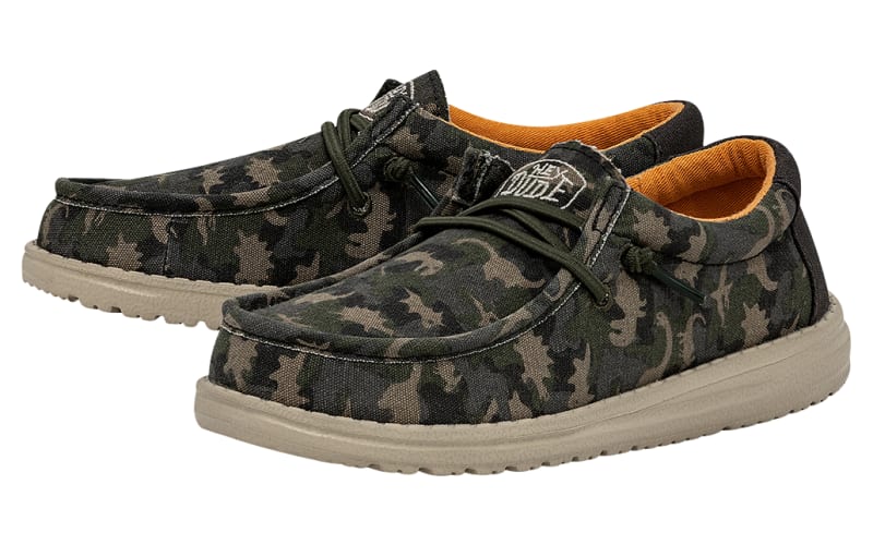 Kids hey dude shoes discount