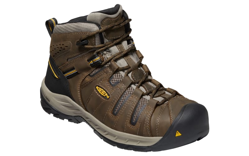 KEEN Flint II Steel Toe Work Boots for Men | Bass Pro Shops display picture 3