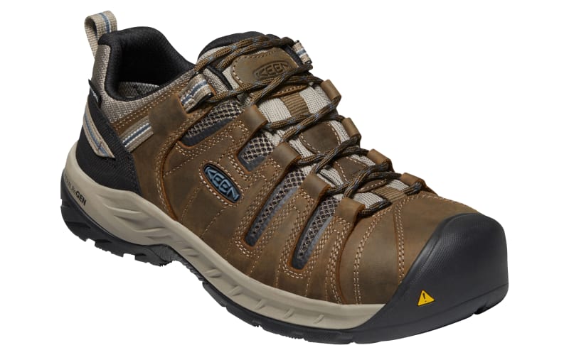KEEN Flint II Steel Toe Waterproof Work Shoes for Men | Bass  display picture 3