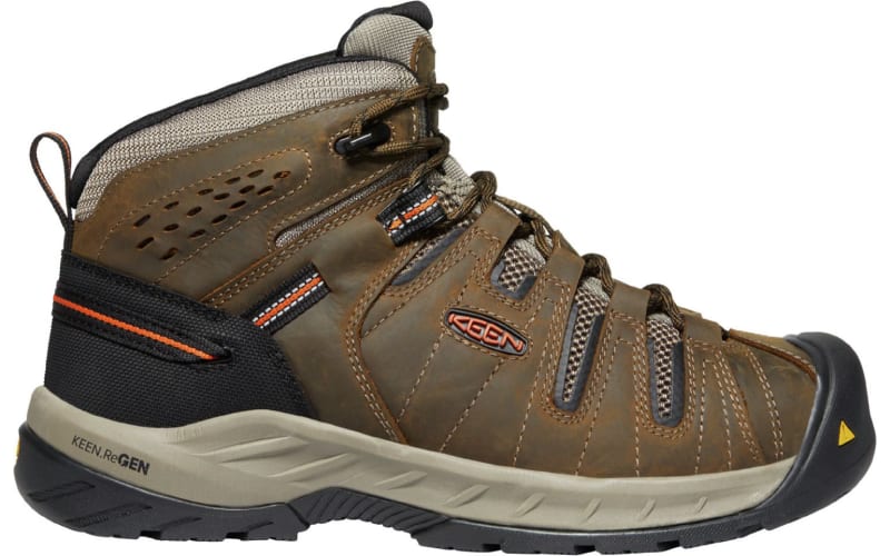 Keen utility men's top flint mid work boot