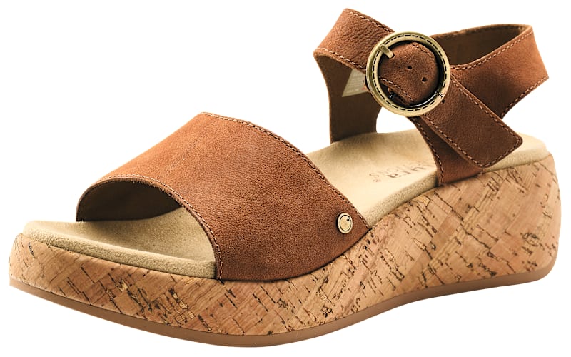 Natural Reflections Kenzie Cross Strap Sandals for Women | Bass