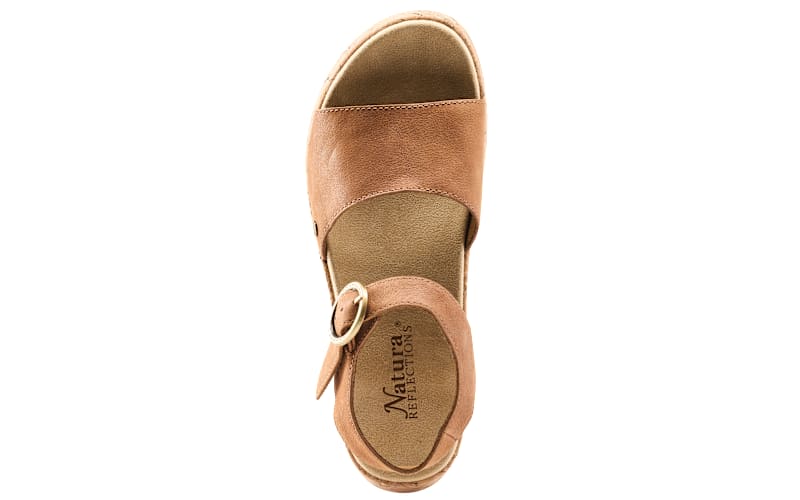 Natural Reflections Kenzie Cross Strap Sandals for Women | Bass