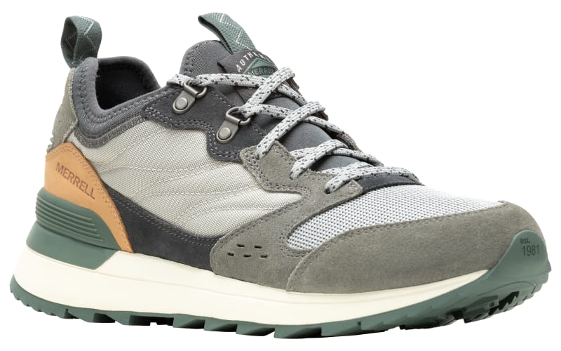 Merrell men\'s sneaker suede Gray 10.5 Merrell Gray Suede Casual Shoes for Men for sale | eBay main image 3