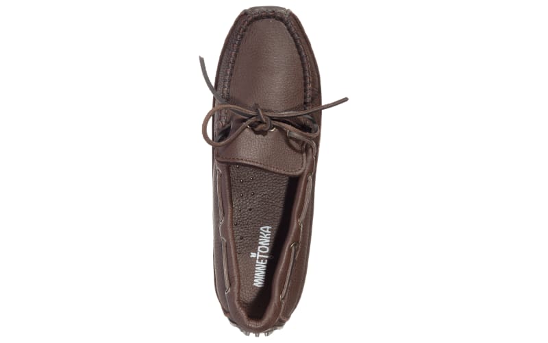 Men\'s Minnetonka Moosehide Weekender Loafers in Chocolate Size 10 Amazon.com | Minnetonka Men main image 4