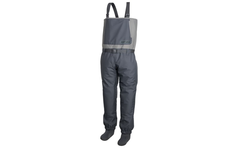 White River Fly Shop Prestige Stocking-Foot Chest Waders for Men - Cool Grey - 2XL