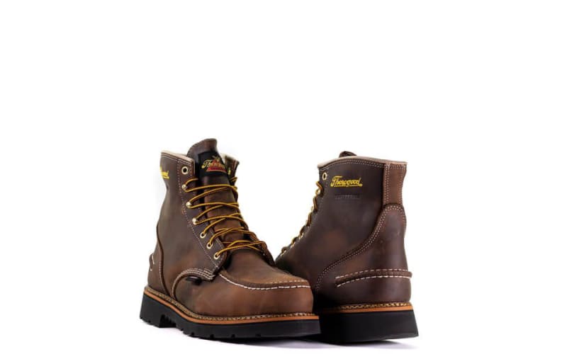 Thorogood 1957 Series Trail Crazyhorse Waterproof Moc Toe Steel Toe Work Boots for Men Bass Pro Shops