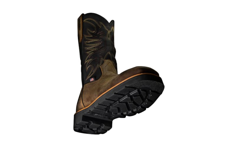Thorogood Men\'s American Heritage Black and Crazy Horse Waterproof Square Steel Thorogood American Heritage Waterproof Square Steel Toe  main image 4