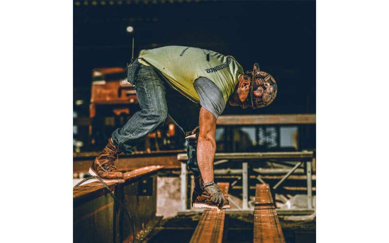 Thorogood American Heritage 8" Moc Toe MAXWear Wedge Work Boots for Men