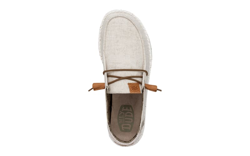 HEYDUDE Wendy Textured Canvas Shoes for Ladies