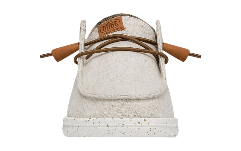 HEYDUDE Wendy Textured Canvas Shoes for Ladies