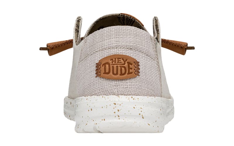 HEYDUDE Wendy Textured Canvas Shoes for Ladies