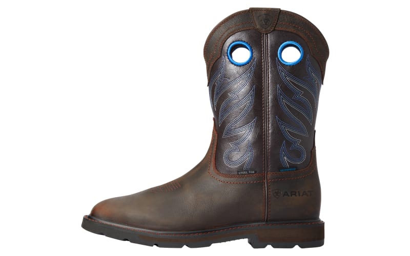 Western steel toe work boots new arrivals