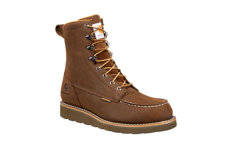Carhartt Moc Toe Waterproof Wedge Work Boots for Men | Bass  display picture 2