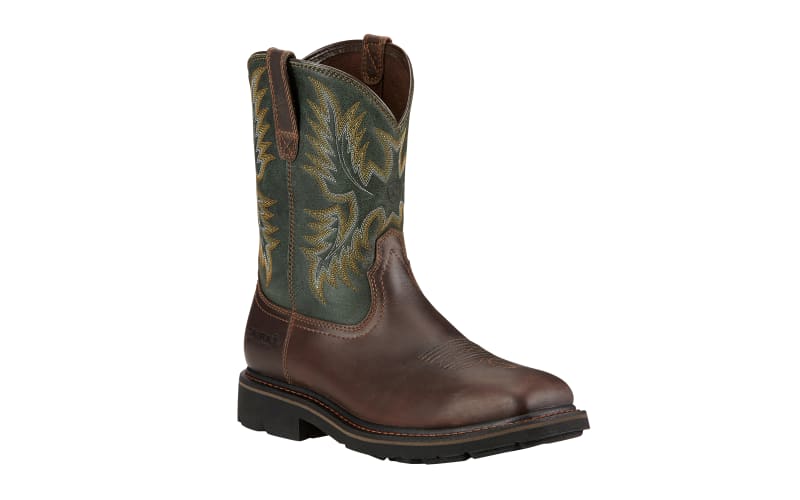Ariat Sierra Square Toe Western Work Boots for Men | Bass  display picture 1