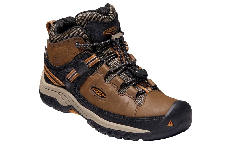 KEEN Targhee Mid Waterproof Hiking Boots for Kids | Cabela display picture 2