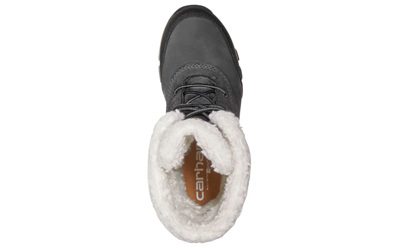 Carhartt Women s Pellston Waterproof Insulated 8 inch Winter Boot No 6 Dark Grey