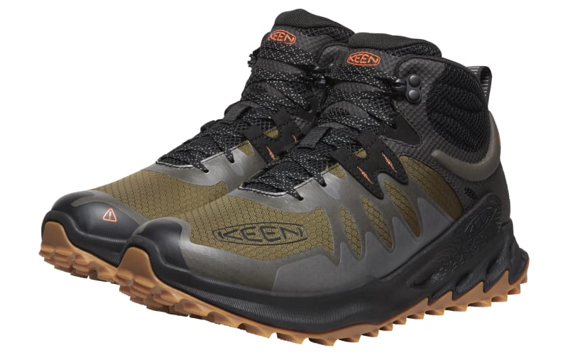 NEW! KEEN Zionic Mid Waterproof Hiking Boots Mens 11 Black Olive Drab 1028035 Keen 1028035 Zionic Mid Waterproof Hiking Boots for Men  main image 2