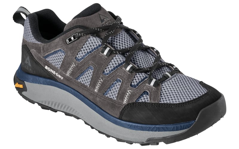 Ascend Mens Bone-Dry low profile Hiking Shoes Gray/Blue Size 11.5 comfort walk Ascend Lisco Low Women Bone Dry Waterproof Hiking Shoes Blue  main image 3