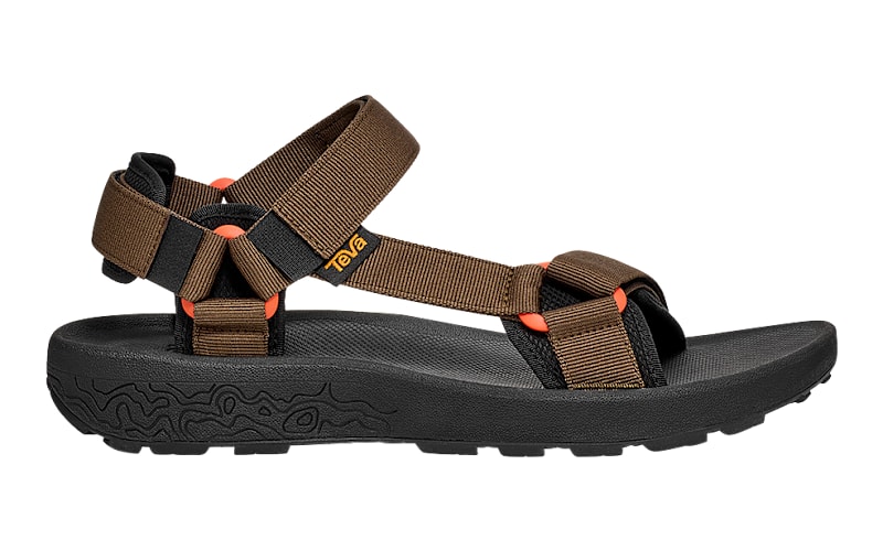 Teva Black and Orange Geometric Sandals for Men ? ? Original Universal Sandal Styles | Teva® main image 4