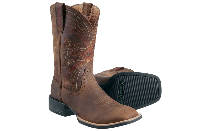 Ariat Sport Wide Square Toe Western Boots for Men Cabela s