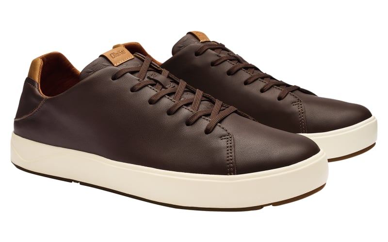 OluKai Lae'Ahi Li 'Ili Waterproof Leather Sneakers for Men | Cabela's