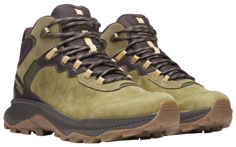Merrell Speed Strike 2 Mid Leather Hiking Boots for Men  display picture 1