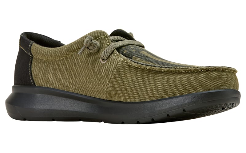 Ariat Men\'s Olive Rainbow Trout Hilo Slip On Loafer Shoes Size 13 (NEW) Ariat Men main image 4