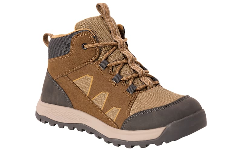 Bass Pro Shops Big Kids Peak Mid Hiking Boots for Kids  display picture 3